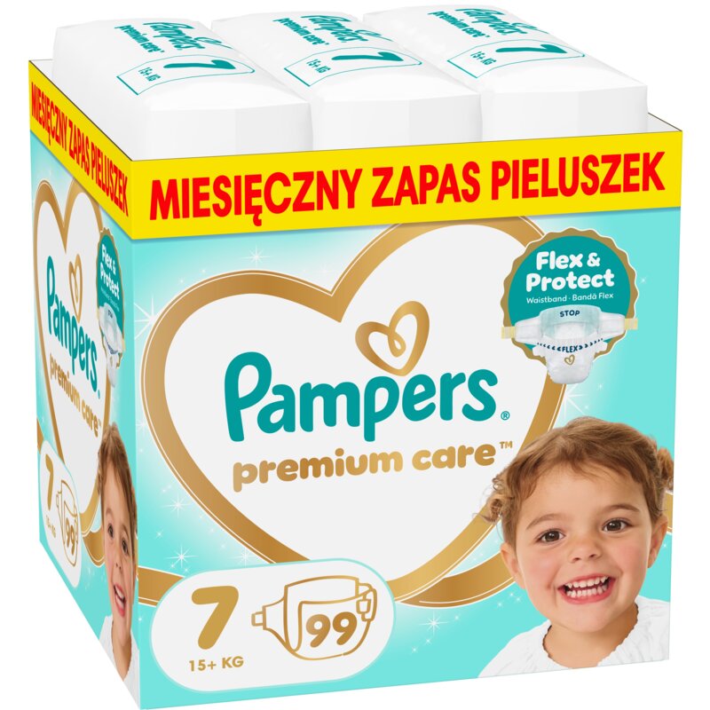 Pieluchy PAMPERS Premium Care 7 (99 szt.)