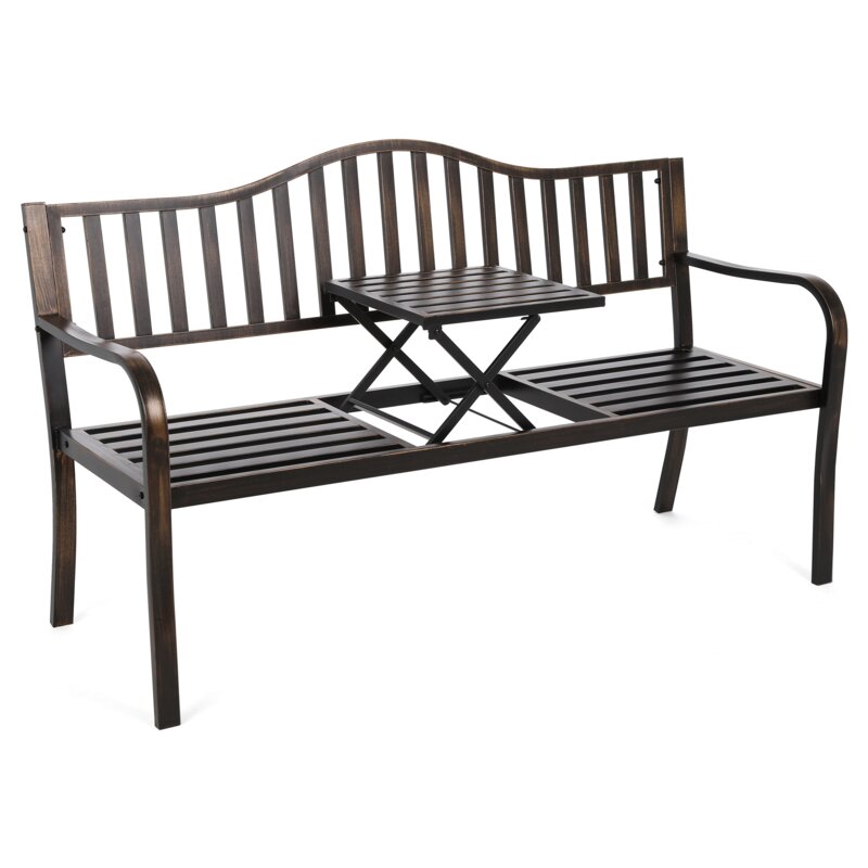 Ławka ogrodowa HOME & GARDEN Classic 236719 Czarno-złoty