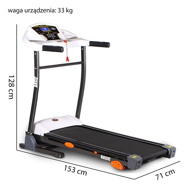 Bieżnia elektryczna HERTZ FITNESS Basic 12km/h