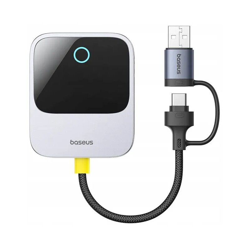 Adapter BASEUS Safe Journey CarPlay Szary