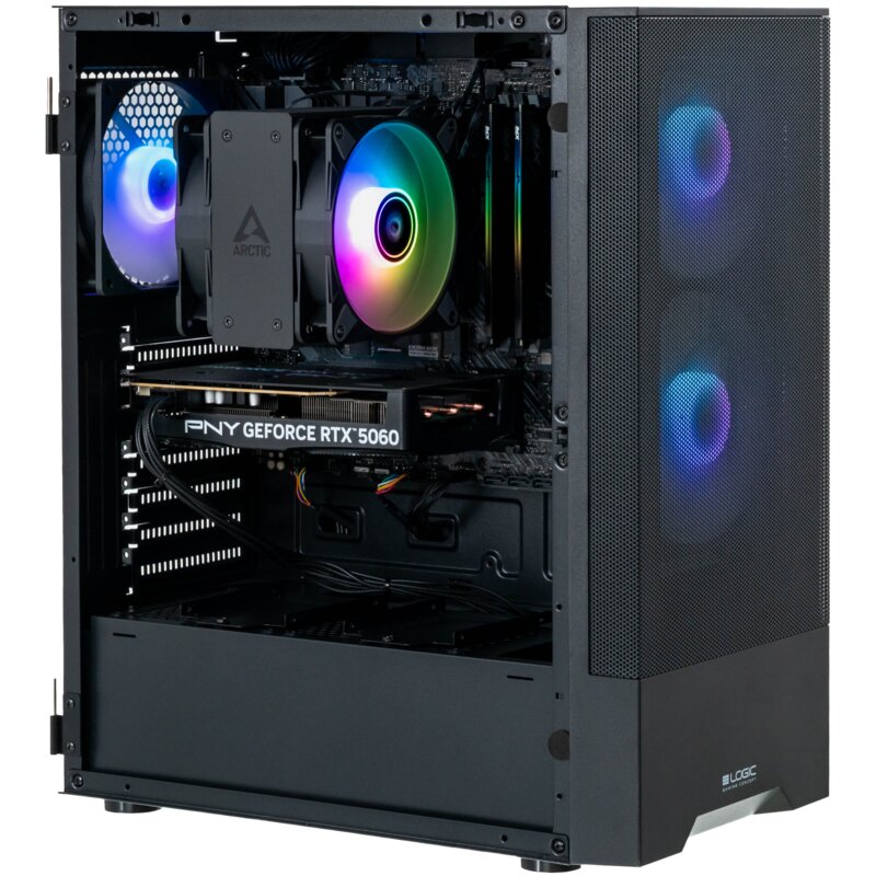 Komputer MAD DOG MD-A06DR32 R5-7500F 32GB RAM 1TB SSD GeForce RTX5060Ti DLSS 4.5 Wi-Fi