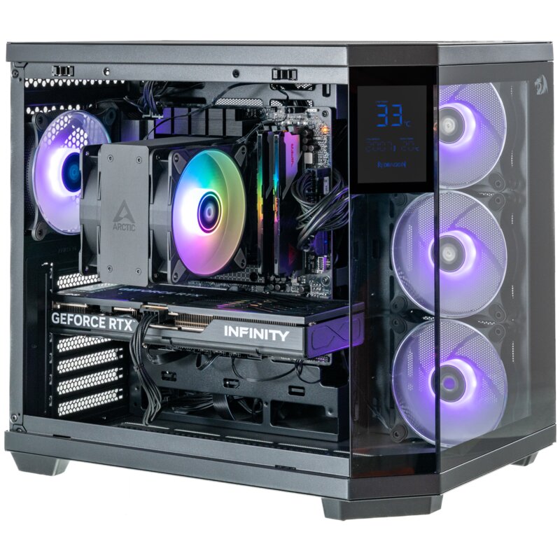 Komputer MAD DOG VISION-A01WR32WH R5-7500F 32GB RAM 1TB SSD GeForce RTX5060Ti DLSS 4.5 Wi-Fi Windows 11 Home