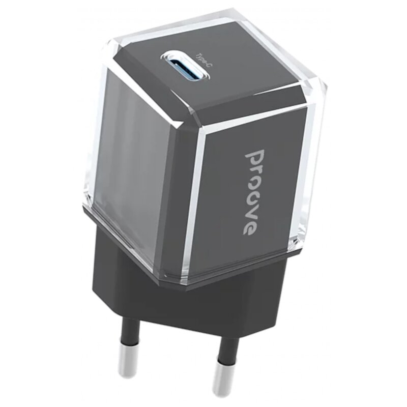 Ładowarka sieciowa PROOVE Pure GaN 30W Czarny ładowarka do telefonu USB-C
