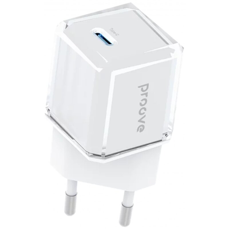 Ładowarka sieciowa PROOVE Pure GaN 30W Biały ładowarka do telefonu USB-C