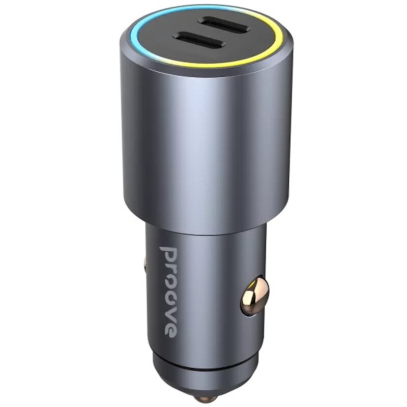 Ładowarka samochodowa PROOVE Double Energy QC 50W Czarny