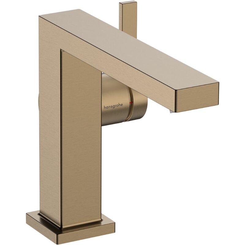 Bateria umywalkowa HANSGROHE Tecturis E 110 Fine CoolStart Ecosmart+ 73020140 Brąz szczotkowany