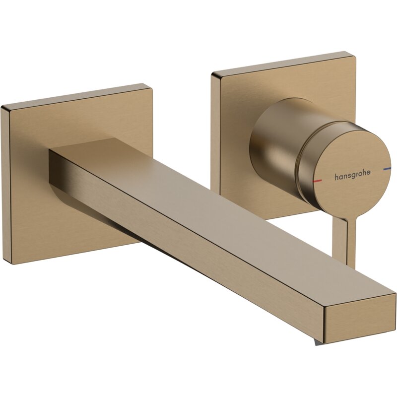 Bateria umywalkowa podtynkowa HANSGROHE Tecturis E 73051140 Brąz szczotkowany