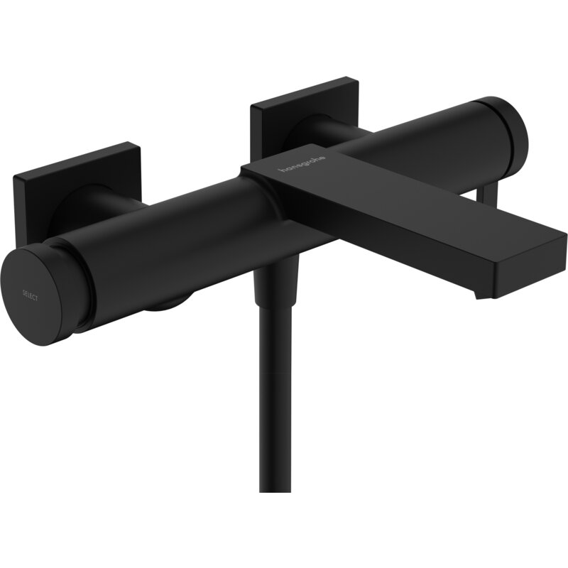 Bateria wannowa natynkowa HANSGROHE Tecturis E 73420670 Czarny mat