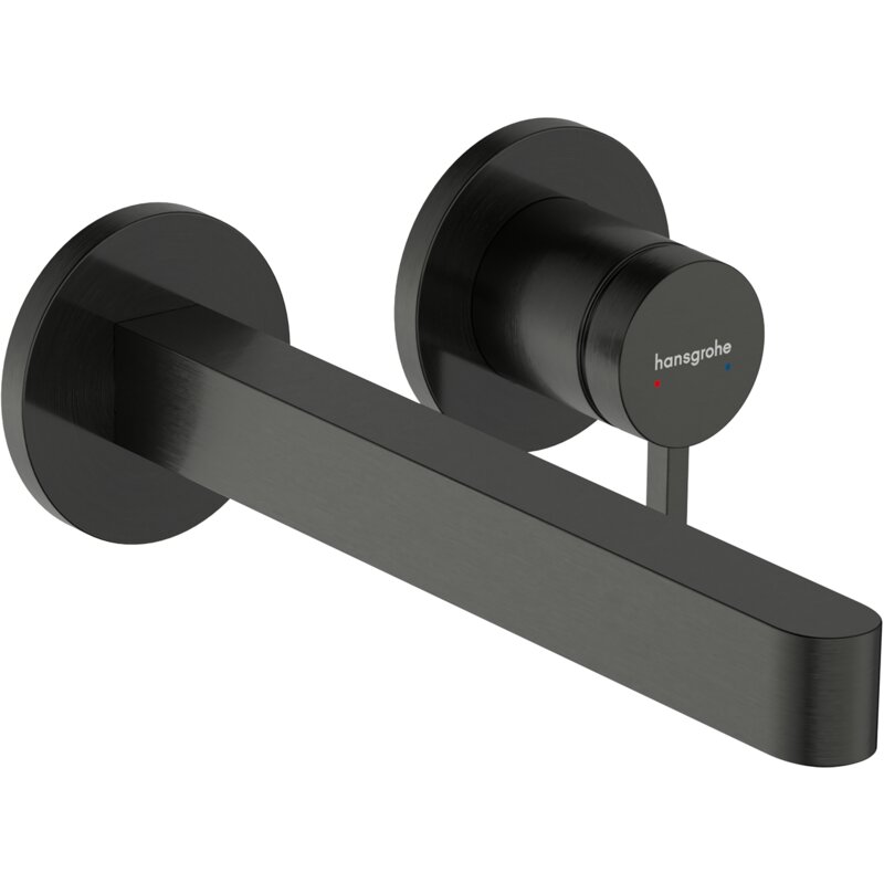 Bateria umywalkowa podtynkowa HANSGROHE Finoris 76050340 Czarny chrom szczotkowany