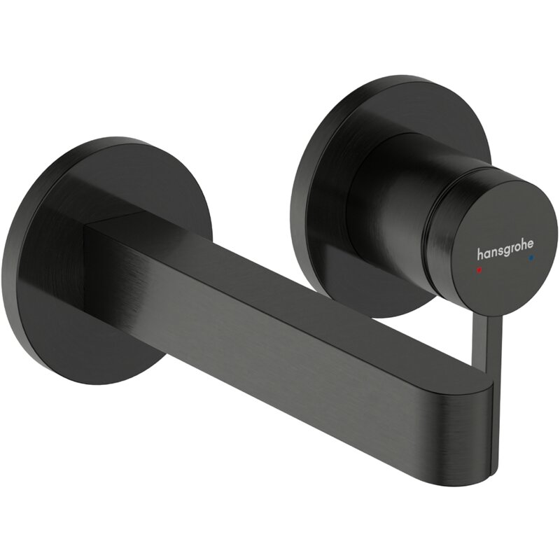 Bateria umywalkowa podtynkowa HANSGROHE Finoris 76051340 Czarny chrom szczotkowany