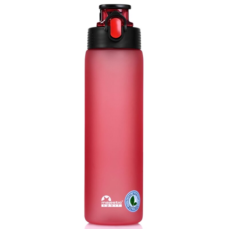 Butelka tritanowa MAJESTIC SPORT Okosei Mat Czerwony