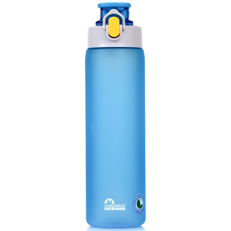 Butelka tritanowa MAJESTIC SPORT Okosei Mat Niebieski