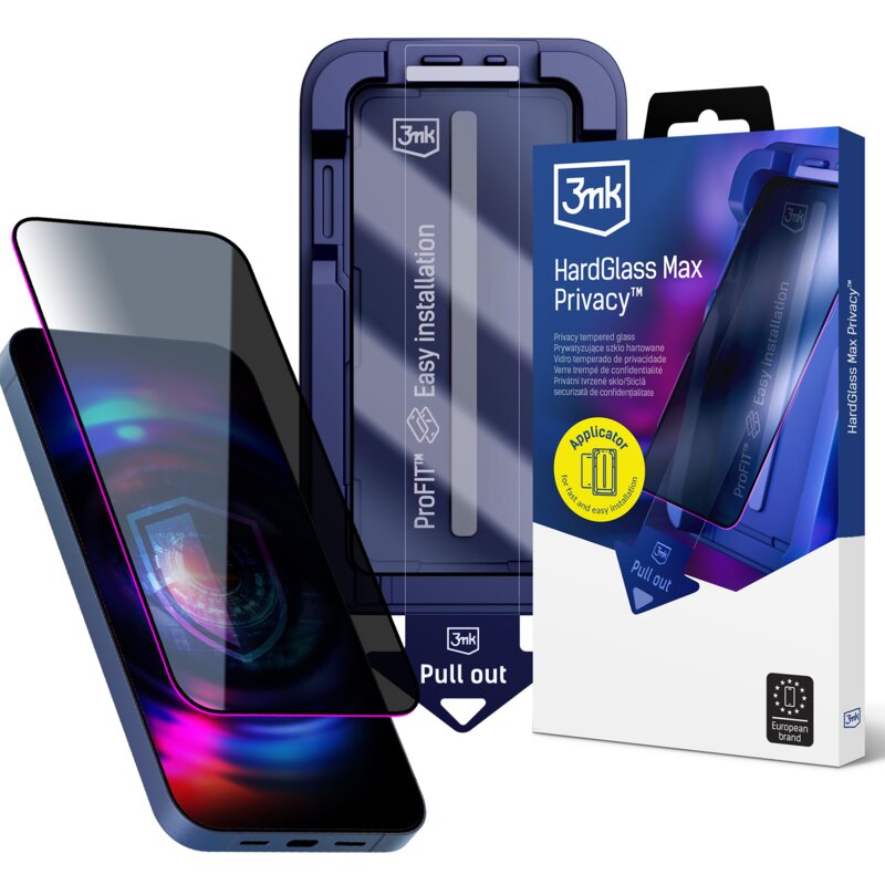 Szkło hartowane 3MK Hardglass Max Privacy do Apple iPhone 17 Pro Max