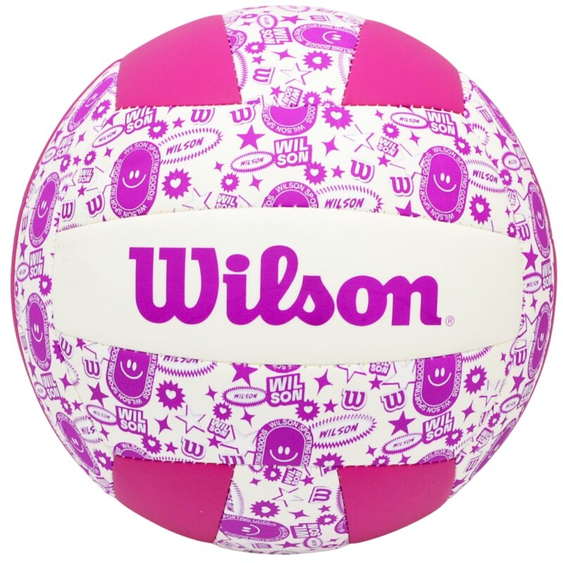 Piłka siatkowa WILSON Stamp VB Fioletowo-biały (rozmiar 5)