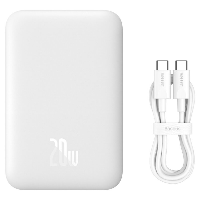 Powerbank BASEUS Airpow 6000 mAh 20W Biały