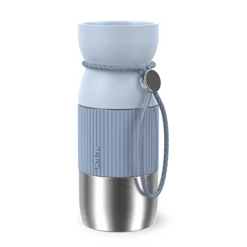 Kubek termiczny TEFAL BeYou Quick Press N2191610 Niebieski 360 ml