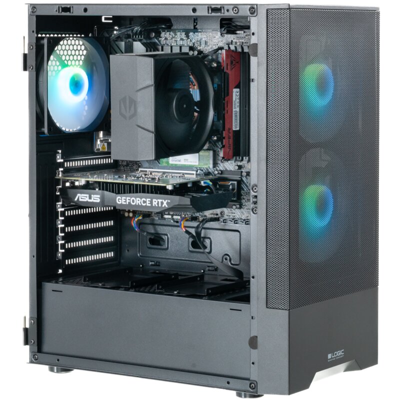 Komputer MAD DOG ARYA-A17DR32 R5-3500 32GB RAM 1TB SSD GeForce RTX3050 Wi-Fi