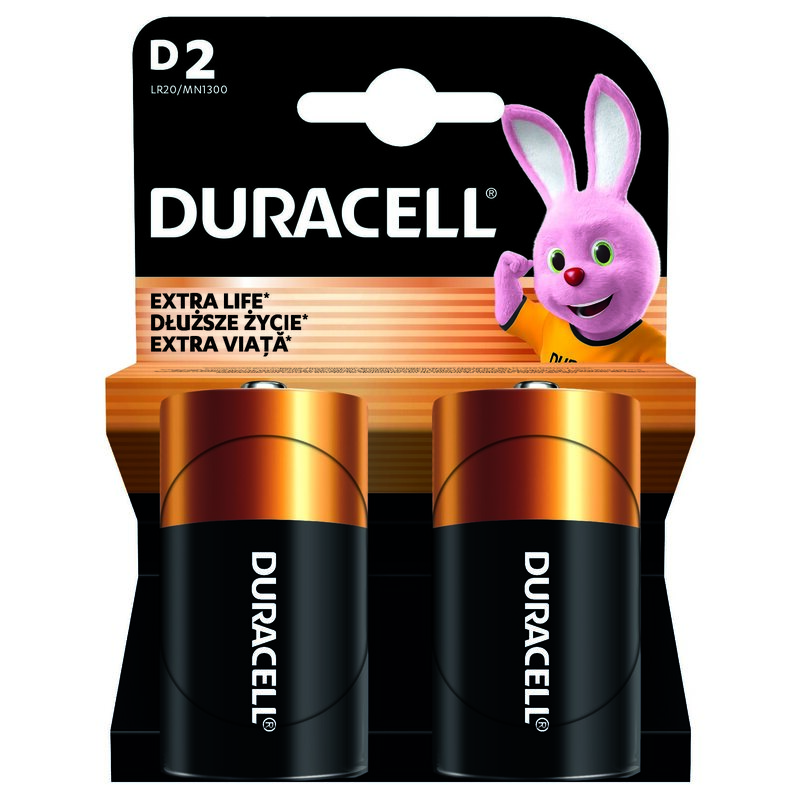 Duracell Baterie Basic D/LR20 K2 2szt