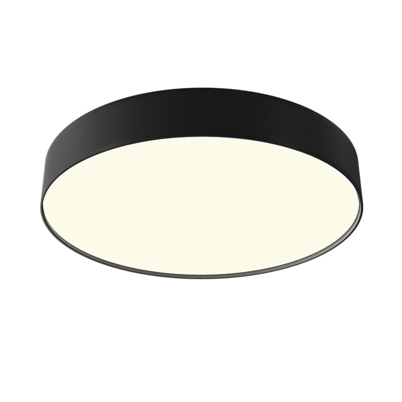 Фото - Люстра / світильник Maytoni Plafon sufitowy nowoczesny czarny okrągły okrągły LED 45W ZON  Technical Plafon ZON C032CL-45W3K-RD-B 