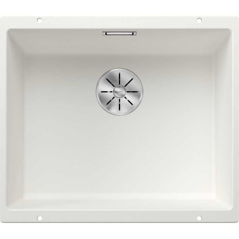 Zlewozmywak jednokomorowy BLANCO Subline 500-U 523436 Biały 46x53
