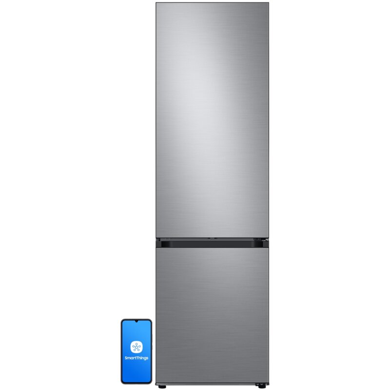 Lodówka SAMSUNG BESPOKE RB38C7B6AS9 EF No frost AI Energy Mode 203cm Szczotkowana stal nierdzewna