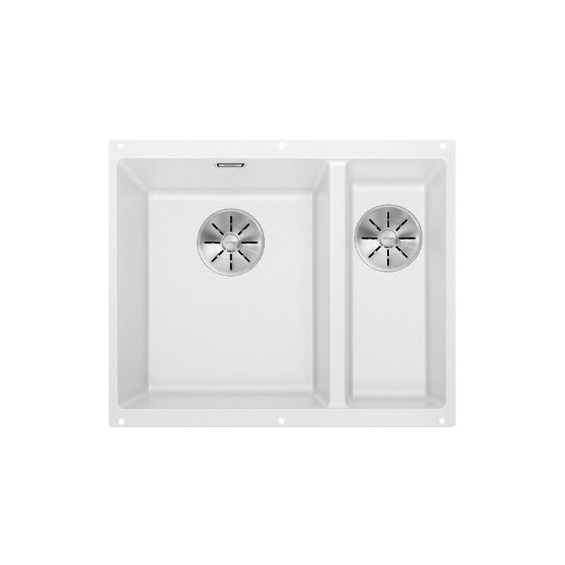Zlewozmywak półtorakomorowy BLANCO Subline 340/160-U 523552 Biały 46 x 55.5