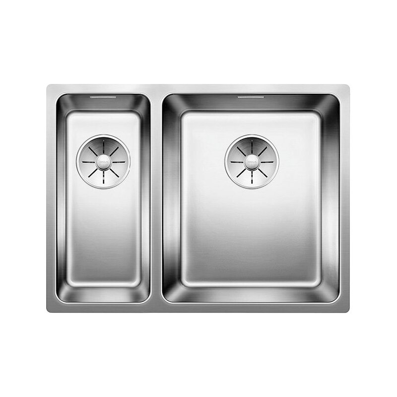 Zlewozmywak półtorakomorowy BLANCO Andano 340/180-U 522977 Srebrny 44 x 58.5