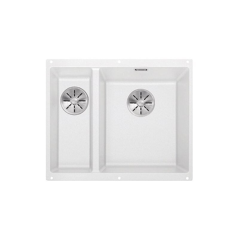 Zlewozmywak półtorakomorowy BLANCO Subline 340/160-U 523562 Biały 46 x 55.5