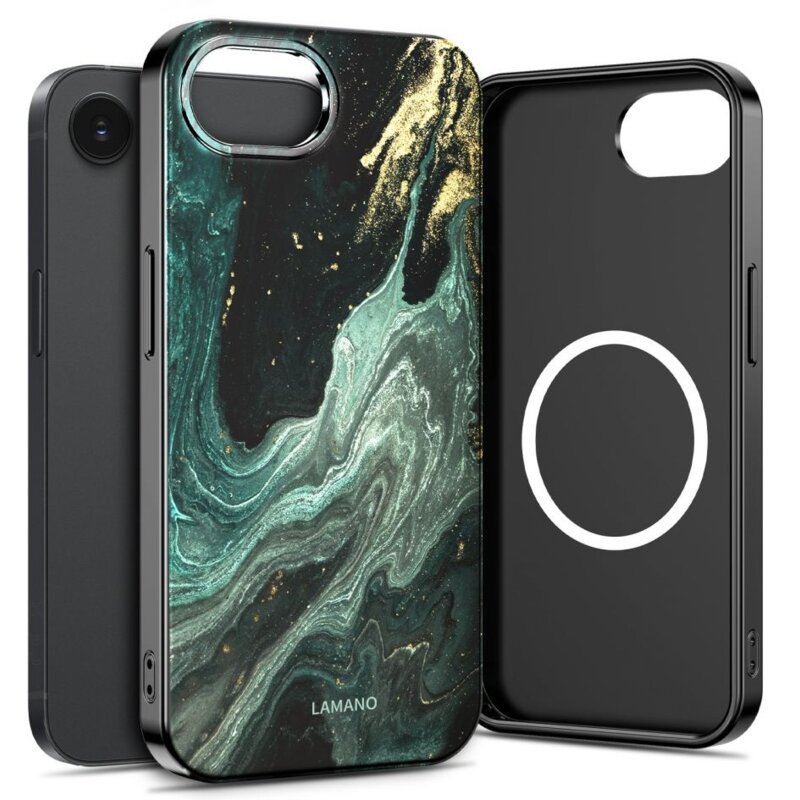 Etui TECH-PROTECT Lamano MagSafe Apple iPhone 16e/17e Verde Aura