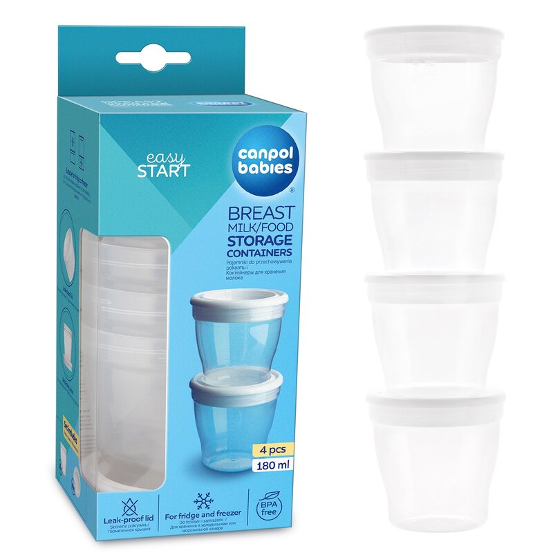 Pojemnik na pokarm CANPOL 12/204 (4 szt.)