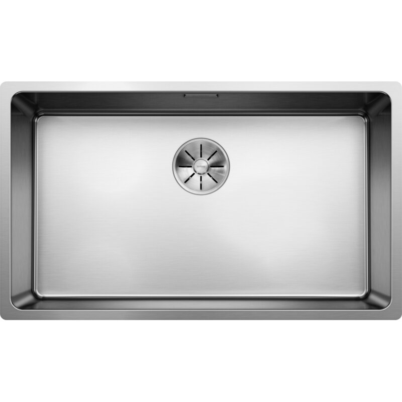 Blanco ANDANO 700-U 522971 Bez korka automatycznego Stalowy Srebrny