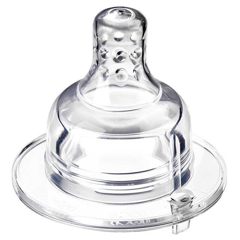 Smoczek LOVI 18/752 Przezroczysty 9 m+ (2 sztuki)