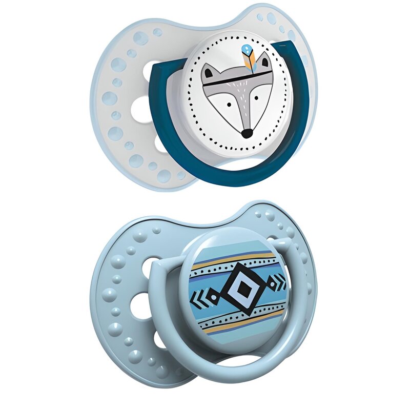 Smoczek LOVI Indian Summer 22/856 3-6 m Niebieski (2 sztuki)