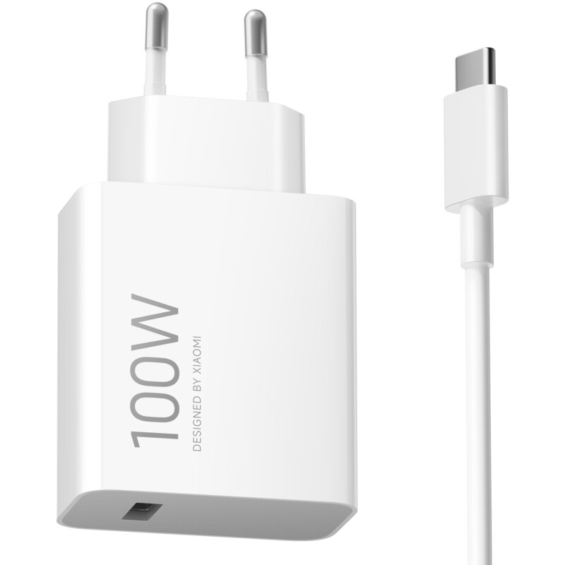 Ładowarka sieciowa XIAOMI Charging Combo 100W GaN Biały ładowarka do telefonu USB