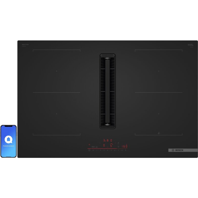 Płyta indukcyjna z okapem BOSCH Serie 6 PVQ81AH26E