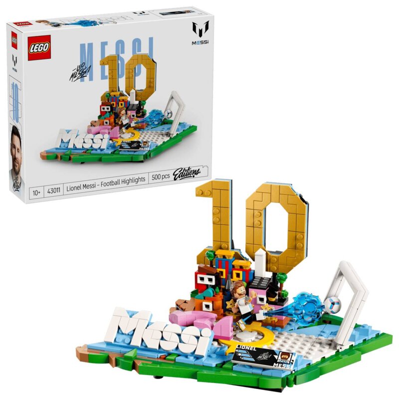 LEGO 43011 Editions Football Lionel Messi — piłkarskie momenty