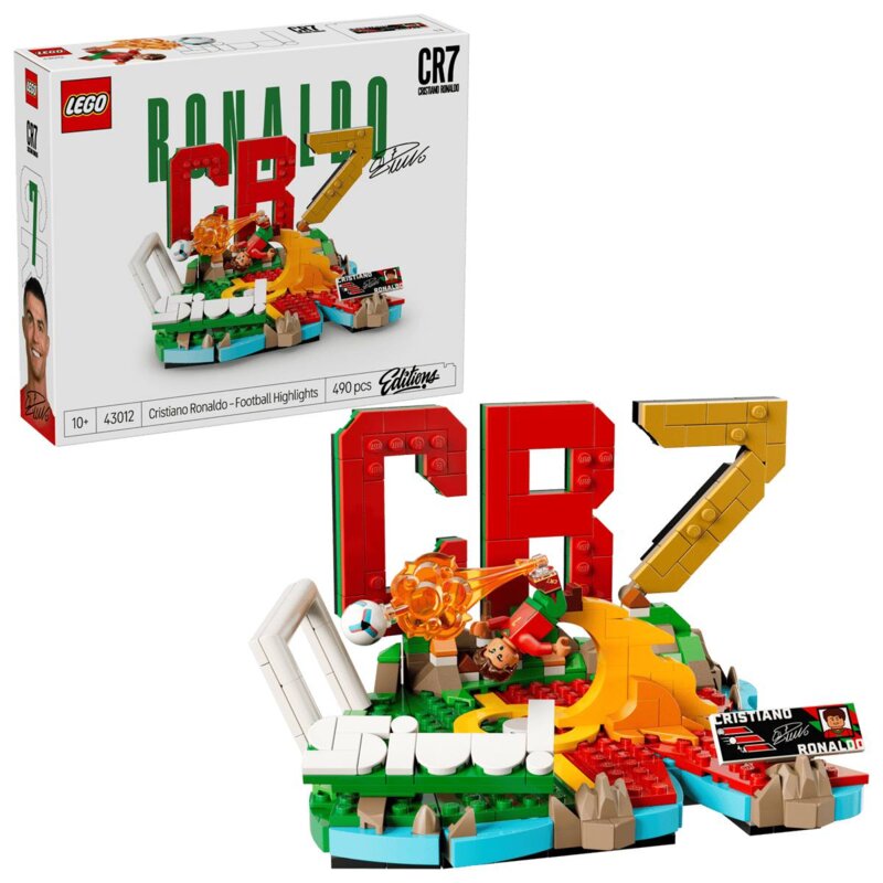 LEGO 43012 Editions Football Cristiano Ronaldo — piłkarskie momenty