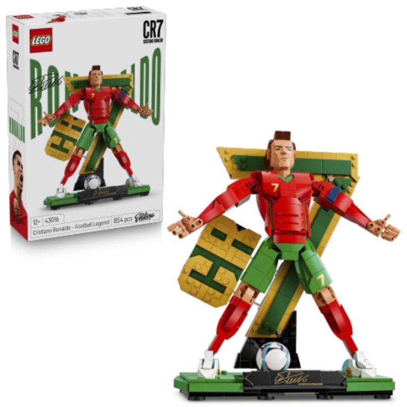 LEGO 43016 Editions Football Cristiano Ronaldo — piłkarska legenda