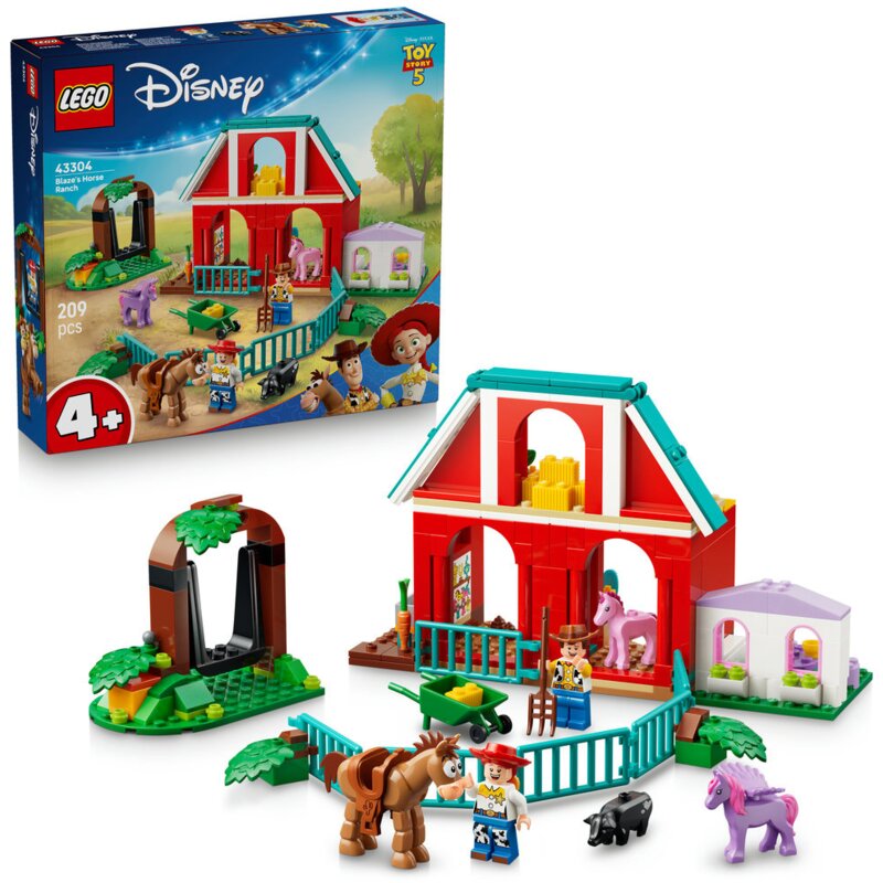 LEGO 43304 Disney Pixar Konne ranczo Blaze'a