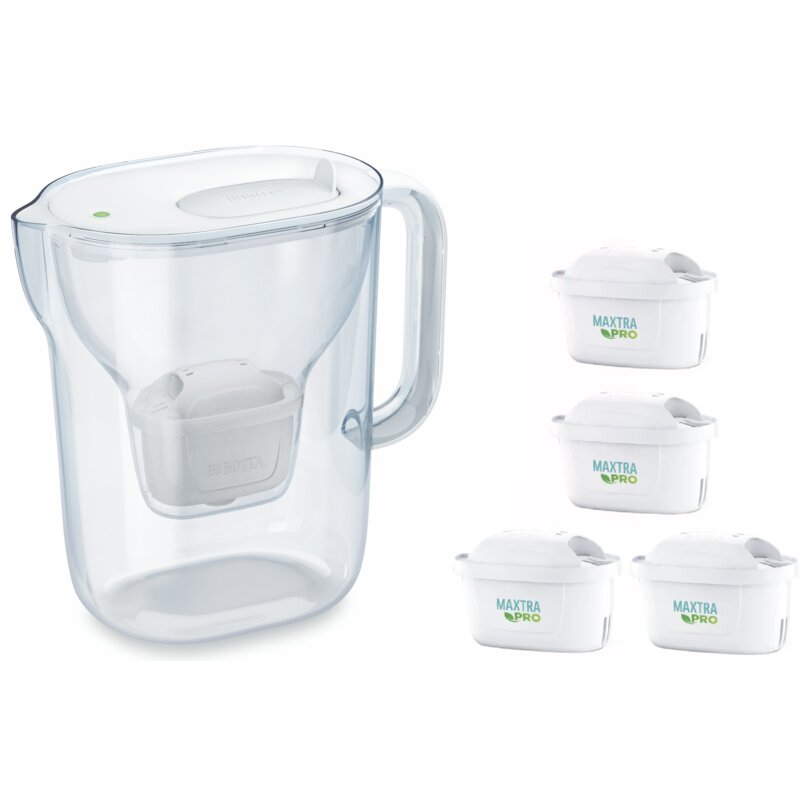 Dzbanek filtrujący BRITA Style Essential XL Biały +4 wkłady Maxtra Pro Pure Performance