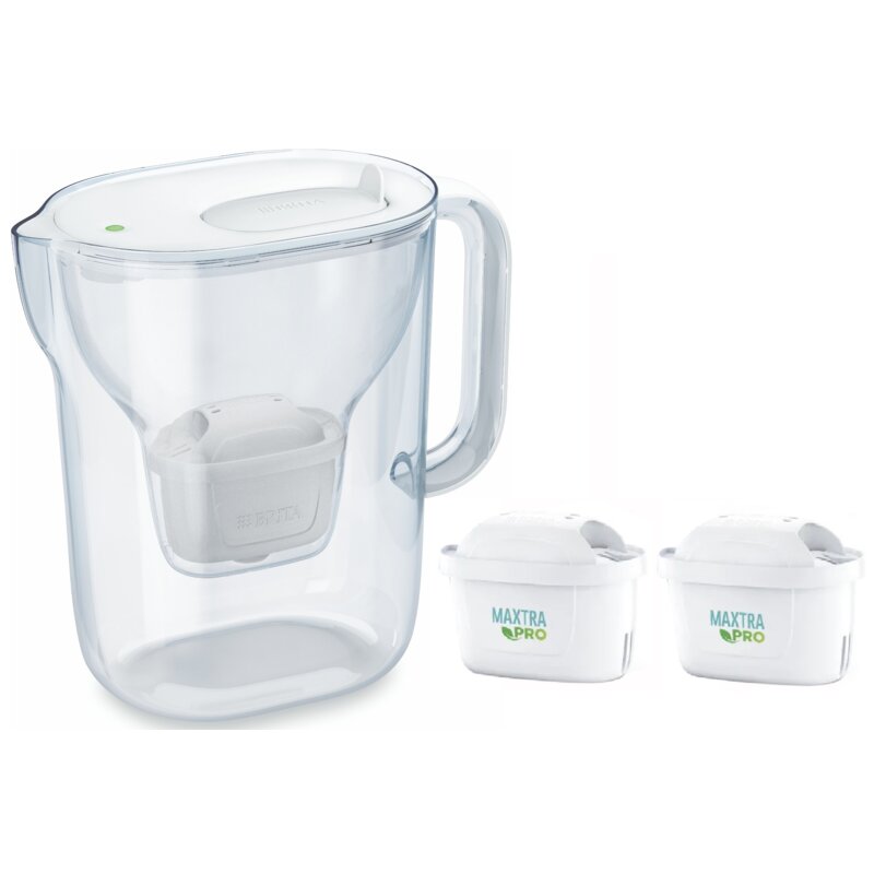 Dzbanek filtrujący BRITA Style Essential XL Biały +2 wkłady Maxtra Pro Pure Performance
