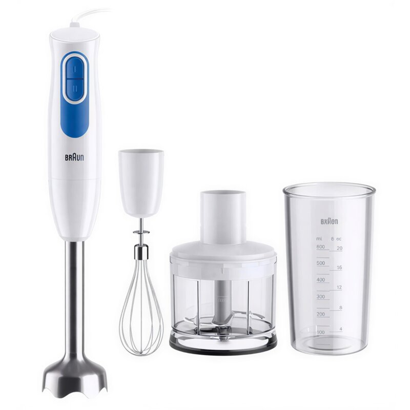 Blender BRAUN MultiQuick 2 MQ20236M Biało-niebieski