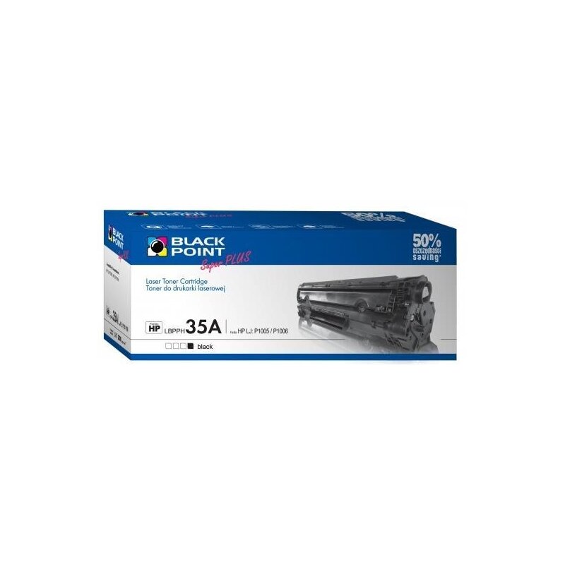 Black Point LBPPH35A (zamiennik CB435A nr 35A) Czarny