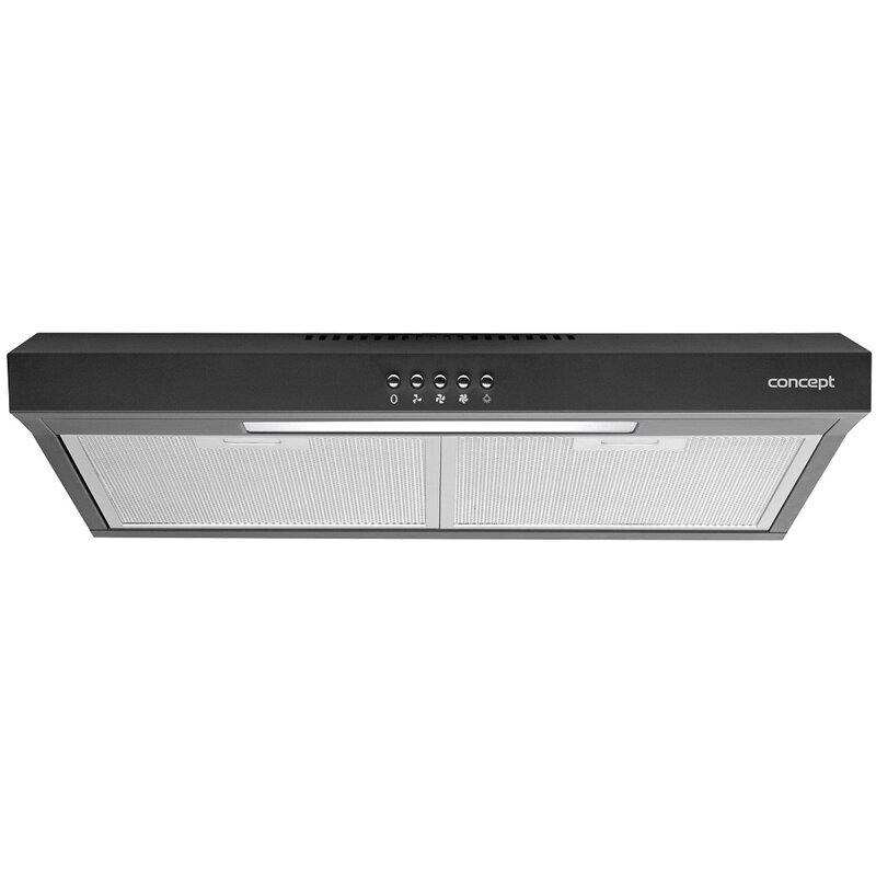 Okap CONCEPT OPP1260BC Czarny 135.5m3/h 60dB klasa D