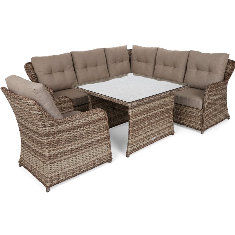 Zestaw mebli ogrodowych HOME & GARDEN Bergamo 869452 Brązowy