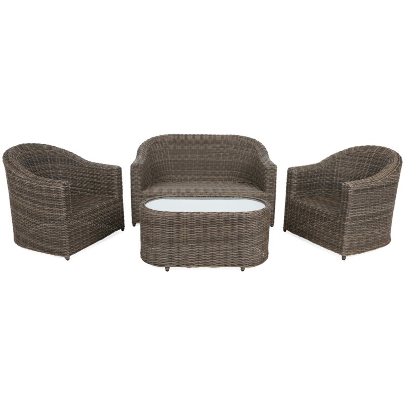 Zestaw mebli ogrodowych HOME & GARDEN Modena 927418 Brązowy