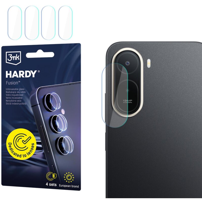 Szkło hybrydowe na obiektyw 3MK Hardy Fusion Lens Protection do Xiaomi Redmi A7 Pro