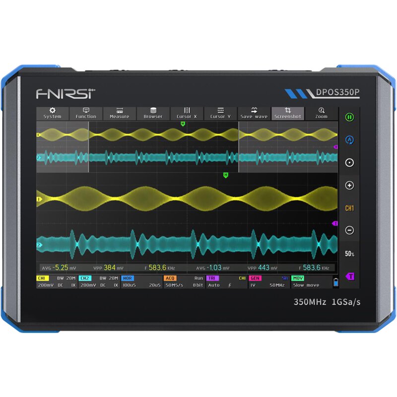 Oscyloskop cyfrowy 4w1 FNIRSI DPOS350P
