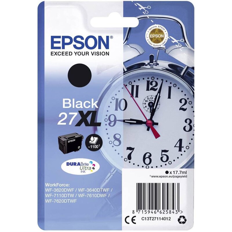 Tusz EPSON T2711 Czarny 17.7 ml C13T27114012