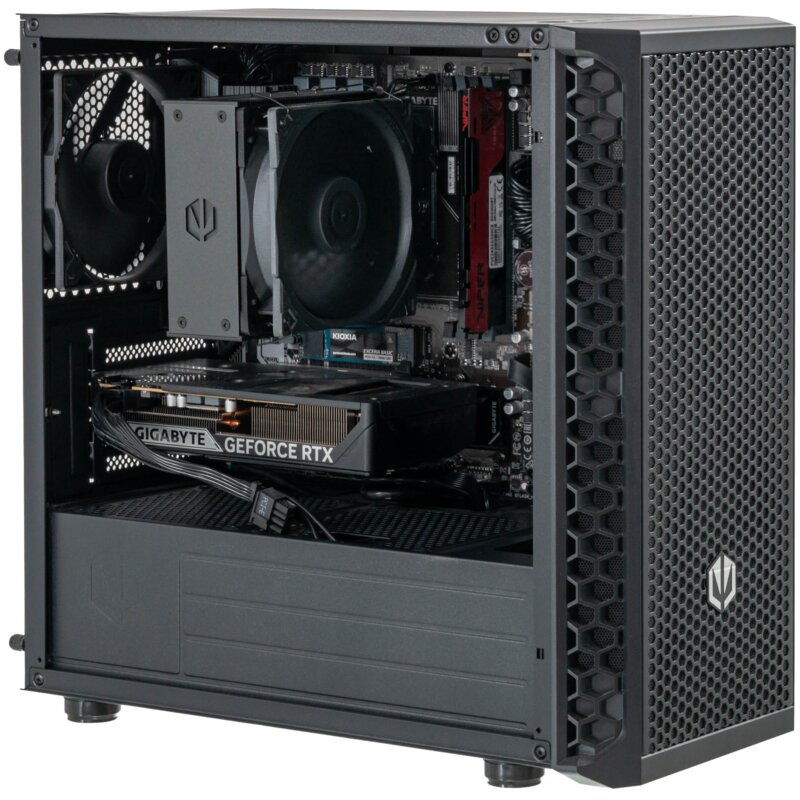 Komputer MAD DOG ENDORFY-M30AIR-A05WB32WP R5-5600XT 32GB RAM 1TB SSD GeForce RTX5060 DLSS 4.5 Wi-Fi Windows 11 Professional